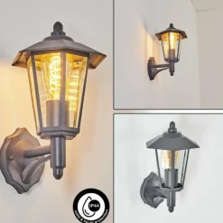 hofstein Applique murale d'extérieur Moskau Anthracite, 1 lumière