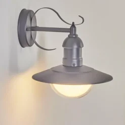 hofstein Applique murale d'extérieur Broni Anthracite, 1 lumière