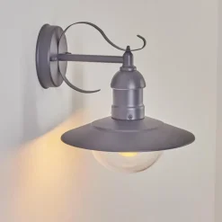 hofstein Applique murale d'extérieur Broni Anthracite, 1 lumière