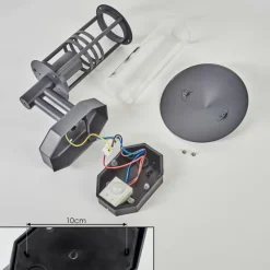 hofstein Applique murale d'extérieur Forli Anthracite, 1 lumière, Détecteur de mouvement