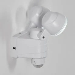 hofstein Applique murale d'extérieur Anyarhwi LED Blanc, 2 lumières, Détecteur de mouvement