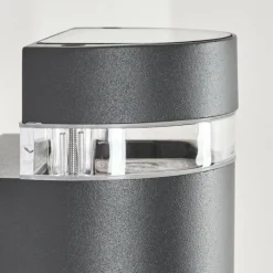 hofstein Applique murale d'extérieur Edevik Anthracite, 2 lumières, Détecteur de mouvement