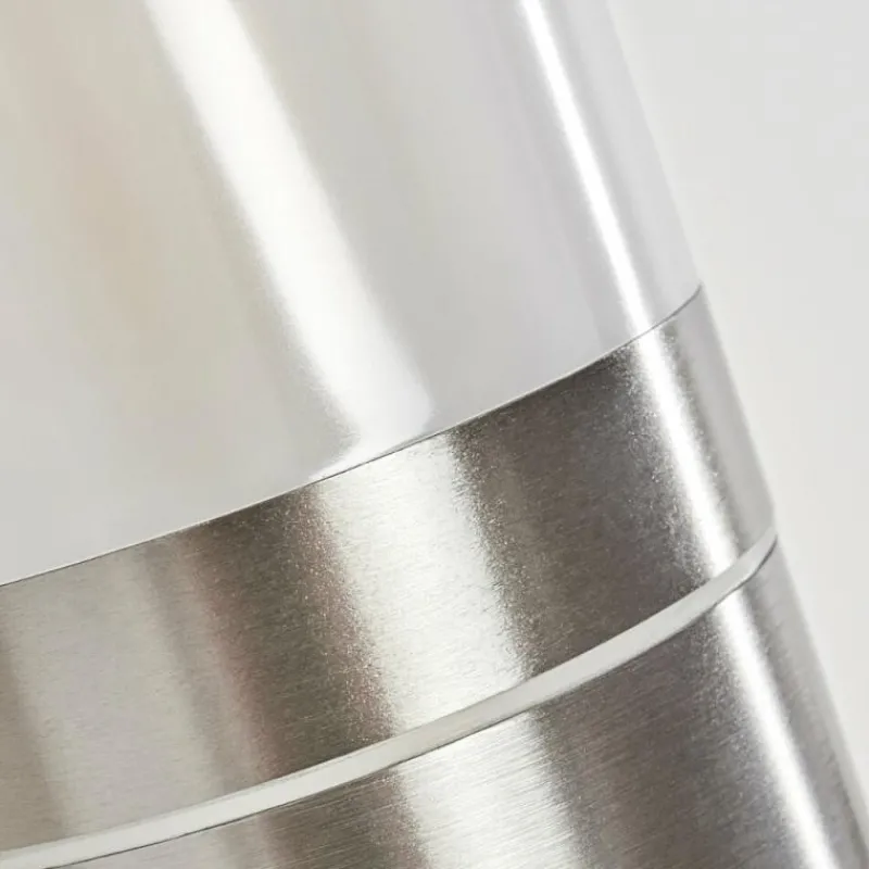 hofstein Applique murale d'extérieur Tolsona Nickel mat, 1 lumière, Détecteur de mouvement