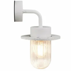Luminaires Nordlux Applique murale d'extérieur Nordlux JANUKA Blanc, 1 lumière