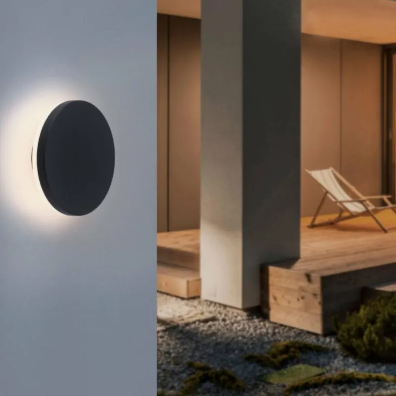 Luminaires Paul Neuhaus Applique murale d'extérieur Paul Neuhaus PUNTUA LED Anthracite, 1 lumière