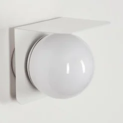 hofstein Applique murale d'extérieur Wimmis Blanc, 1 lumière