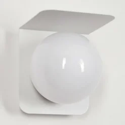 hofstein Applique murale d'extérieur Wimmis Blanc, 1 lumière