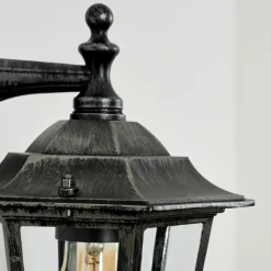 Luminaires Rustiques-hofstein Applique murale d'extérieur Loria Gris, Noir, Argenté, 1 lumière