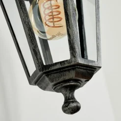 Luminaires Rustiques-hofstein Applique murale d'extérieur Loria Gris, Noir, Argenté, 1 lumière