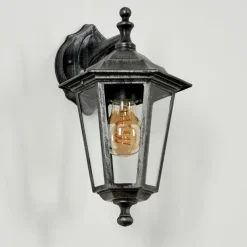 Luminaires Rustiques-hofstein Applique murale d'extérieur Loria Gris, Noir, Argenté, 1 lumière