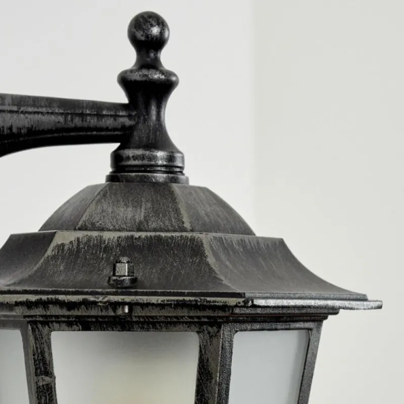 Luminaires Rustiques-hofstein Applique murale d'extérieur Loria Gris, Noir, Argenté, 1 lumière