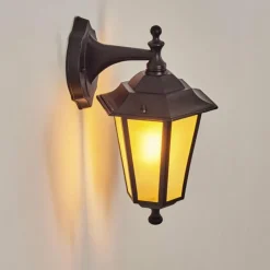 hofstein Applique murale d'extérieur Loria Noir, 1 lumière