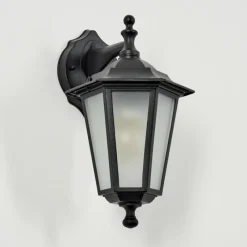 hofstein Applique murale d'extérieur Loria Noir, 1 lumière