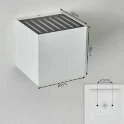 hofstein Applique murale d'extérieur Barrero LED Blanc, 1 lumière