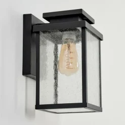 hofstein Applique murale d'extérieur Tieva Noir, 1 lumière