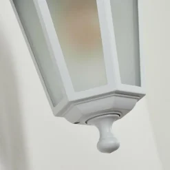 Luminaires Rustiques-hofstein Applique murale d'extérieur Loria Blanc, 1 lumière