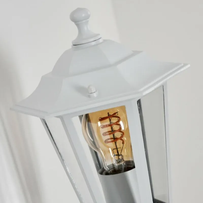 Luminaires Rustiques-hofstein Applique murale d'extérieur Loria Blanc, 1 lumière