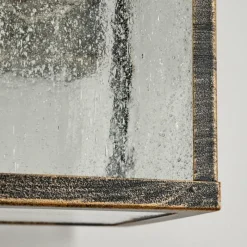 Lampes Dorées-hofstein Applique murale d'extérieur Tieva Brun, Or, Noir, 1 lumière, Détecteur de mouvement