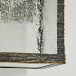 Lampes Dorées-hofstein Applique murale d'extérieur Tieva Brun, Or, Noir, 1 lumière