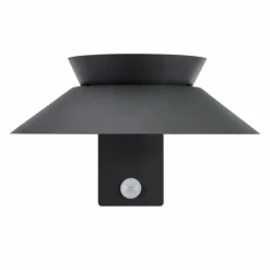 Luminaires Nordlux Applique murale d'extérieur Nordlux JUSTINA LED Anthracite, 1 lumière, Détecteur de mouvement