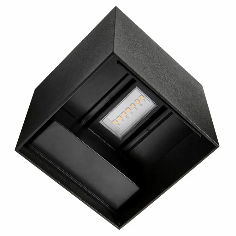 Luminaires Nordlux Applique murale d'extérieur Nordlux MILDA LED Noir, 1 lumière
