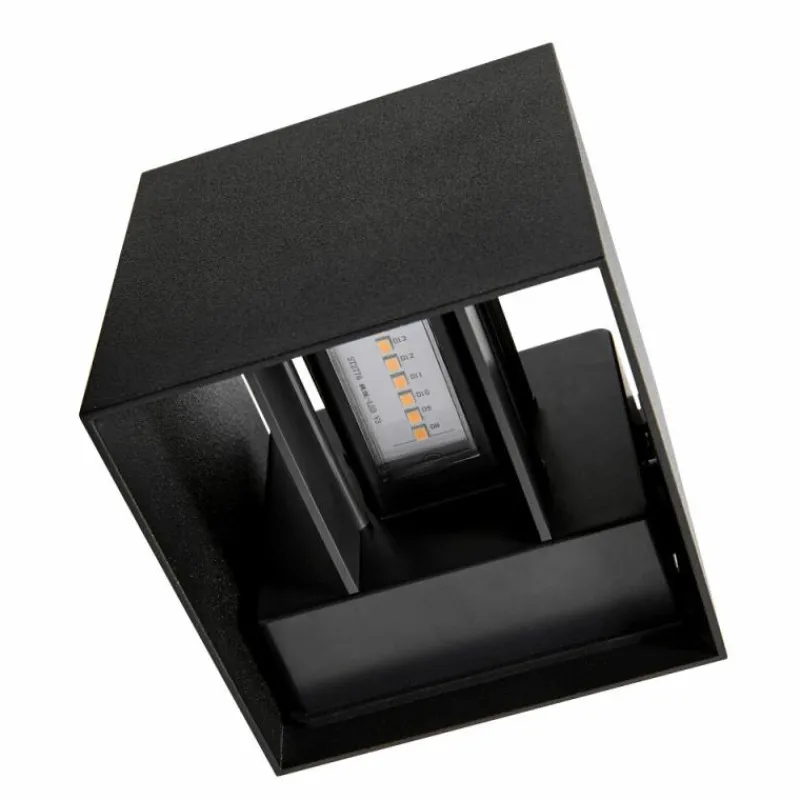 Luminaires Nordlux Applique murale d'extérieur Nordlux MILDA LED Noir, 1 lumière