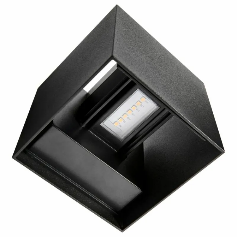 Luminaires Nordlux Applique murale d'extérieur Nordlux MILDA LED Noir, 1 lumière