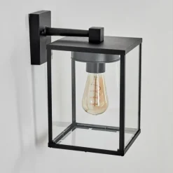 hofstein Applique murale d'extérieur Gramilla Noir, 1 lumière