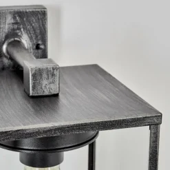 hofstein Applique murale d'extérieur Gramilla Noir, Argenté, 1 lumière