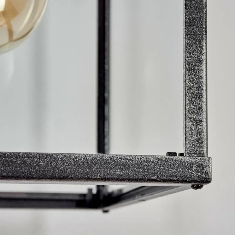 hofstein Applique murale d'extérieur Gramilla Noir, Argenté, 1 lumière