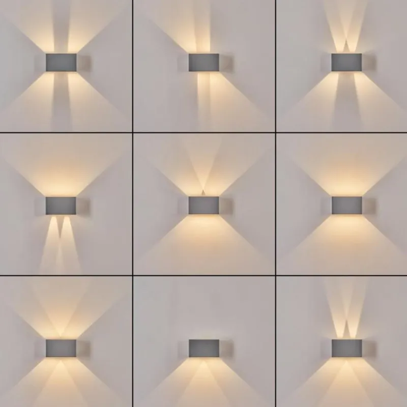 hofstein Applique murale d'extérieur Tamarin LED Gris, 1 lumière