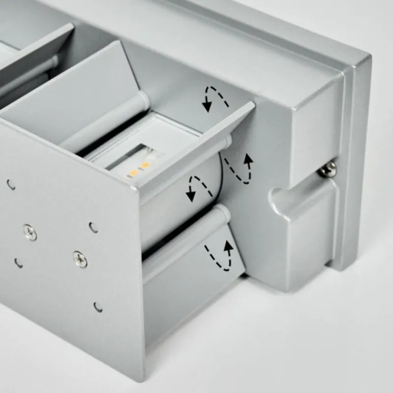 hofstein Applique murale d'extérieur Tamarin LED Gris, 1 lumière