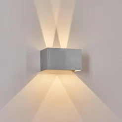 hofstein Applique murale d'extérieur Tamarin LED Gris, 1 lumière