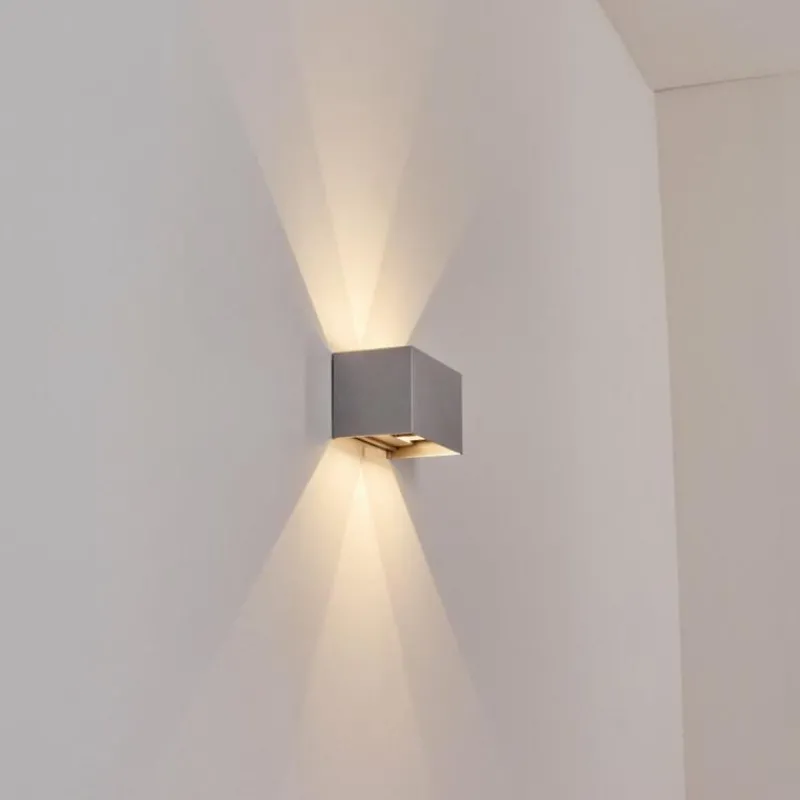 hofstein Applique murale d'extérieur Tamarin LED Gris, 1 lumière