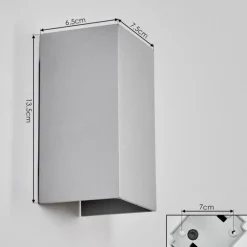 hofstein Applique murale d'extérieur Tamarin LED Gris, 1 lumière