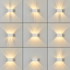 hofstein Applique murale d'extérieur Tamarin LED Blanc, 1 lumière