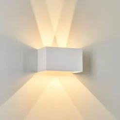 hofstein Applique murale d'extérieur Tamarin LED Blanc, 1 lumière