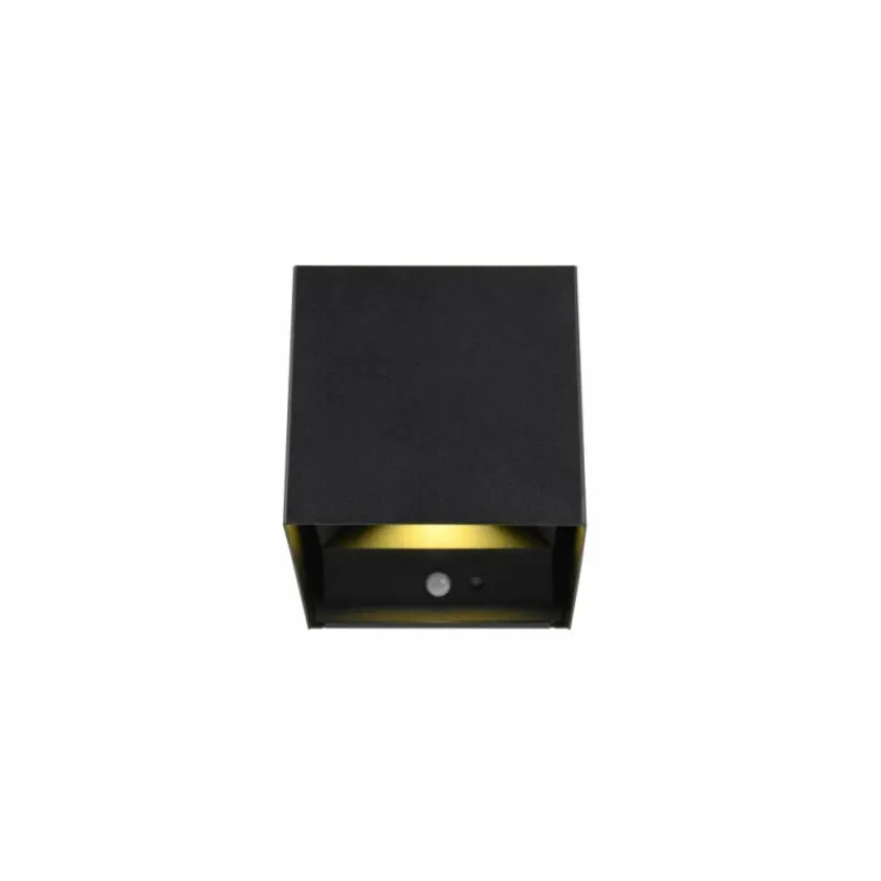 Luminaires Reality Applique murale d'extérieur Reality TALENT LED Noir, 2 lumières, Détecteur de mouvement