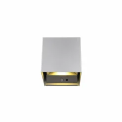 Luminaires Reality Applique murale d'extérieur Reality TALENT LED Titane, 2 lumières, Détecteur de mouvement