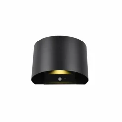 Luminaires Reality Applique murale d'extérieur Reality TALENT LED Noir, 2 lumières, Détecteur de mouvement