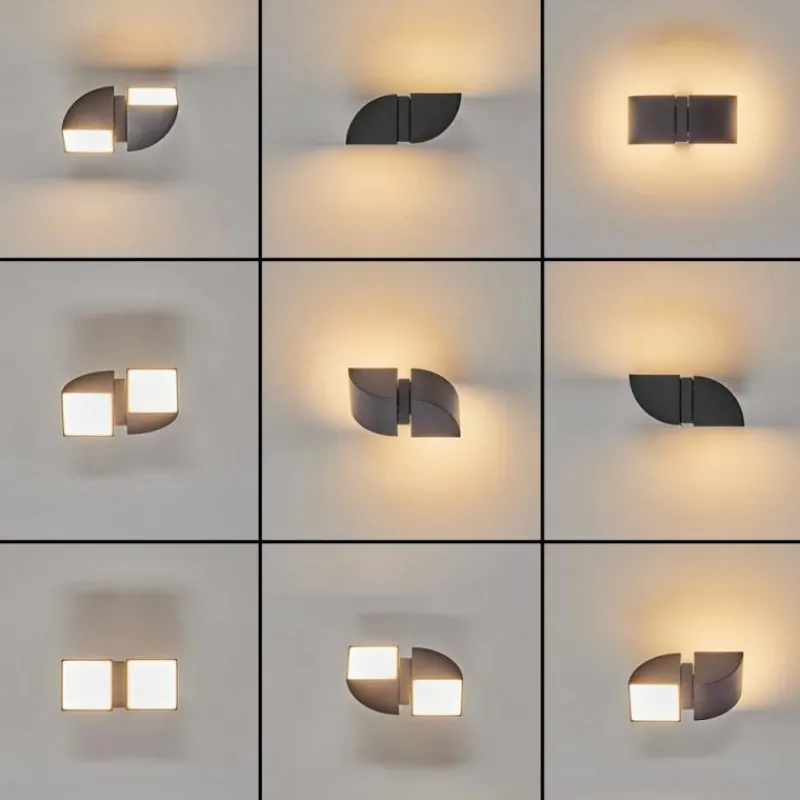 hofstein Applique murale d'extérieur Kontenga LED Anthracite, 2 lumières