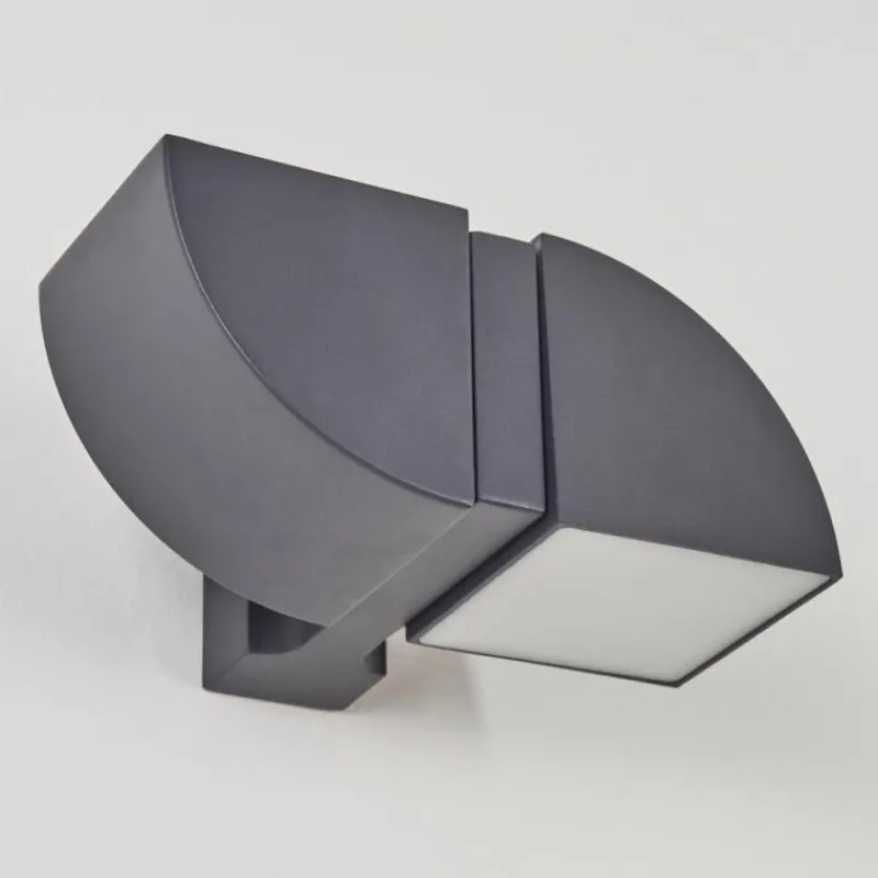 hofstein Applique murale d'extérieur Kontenga LED Anthracite, 2 lumières