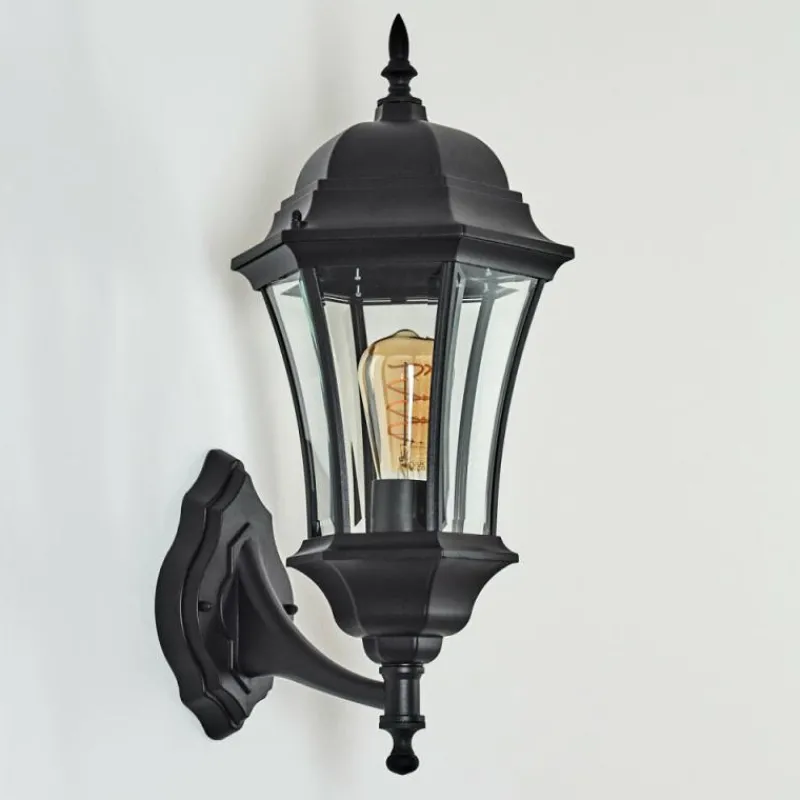 Luminaires Rustiques-hofstein Applique murale d'extérieur Etoe Noir, 1 lumière