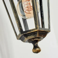Lampes Dorées-hofstein Applique murale d'extérieur Loria Or, Noir, 1 lumière