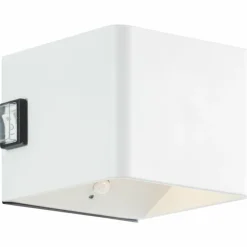 Luminaires Brilliant Applique murale d'extérieur Brilliant Iseo LED Blanc, 1 lumière