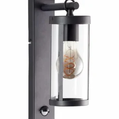 Luminaires Brilliant Applique murale d'extérieur Brilliant Sidney Noir, 1 lumière