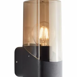 Luminaires Brilliant Applique murale d'extérieur Brilliant Minou Noir, 1 lumière