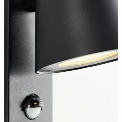 Luminaires Brilliant Applique murale d'extérieur Brilliant Bari Noir, 1 lumière