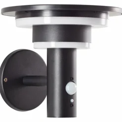 Luminaires Brilliant Applique murale d'extérieur Brilliant Garvina LED Noir, 1 lumière, Détecteur de mouvement