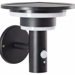 Luminaires Brilliant Applique murale d'extérieur Brilliant Garvina LED Noir, 1 lumière, Détecteur de mouvement